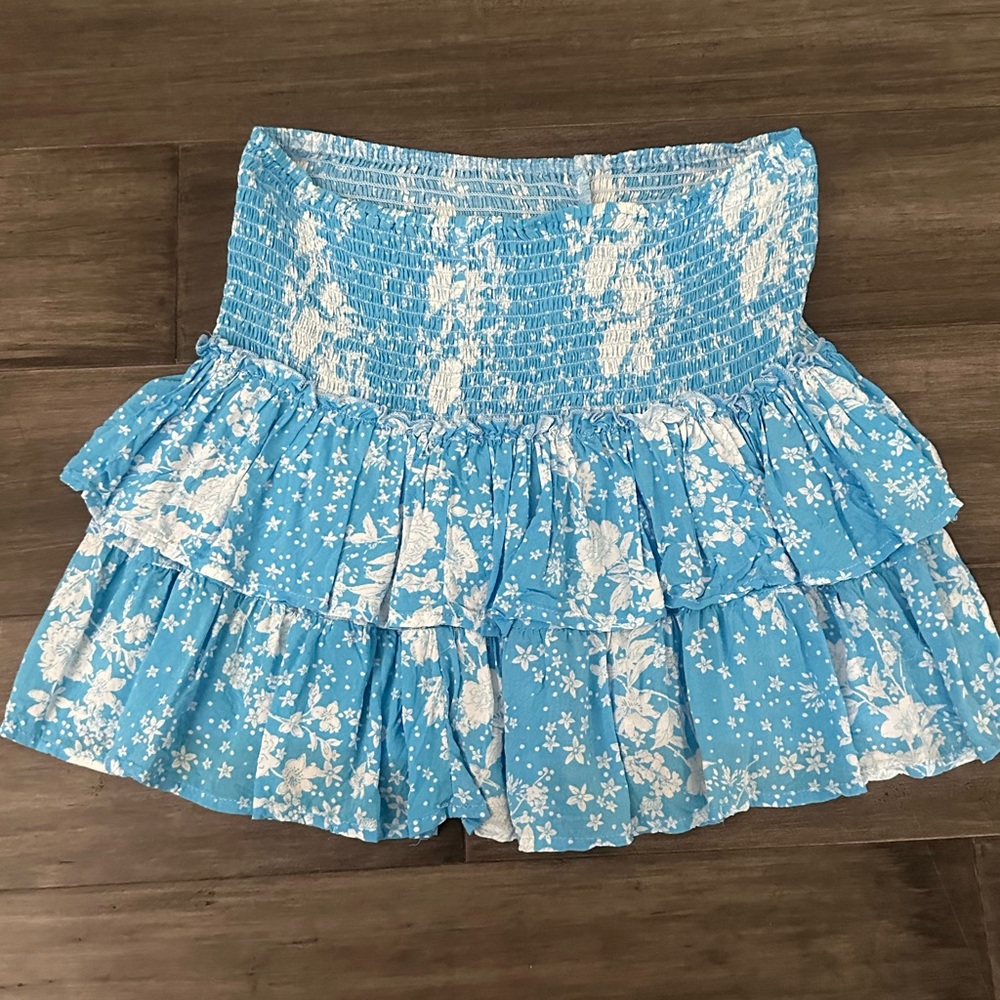 Skylar + Madison Blue Mini Skirt